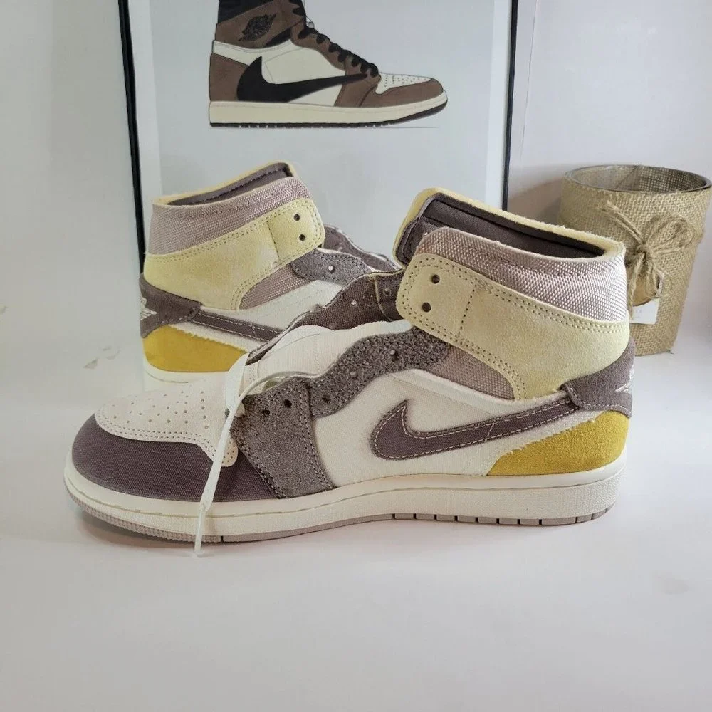 Air Jordan 1 Mid SE Craft Taupe Haze DM9652-102 Men's Size 8